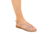 Sandali bassi nude effetto intrecciato Lora Ferres, Donna, SKU w041000384, Immagine 0